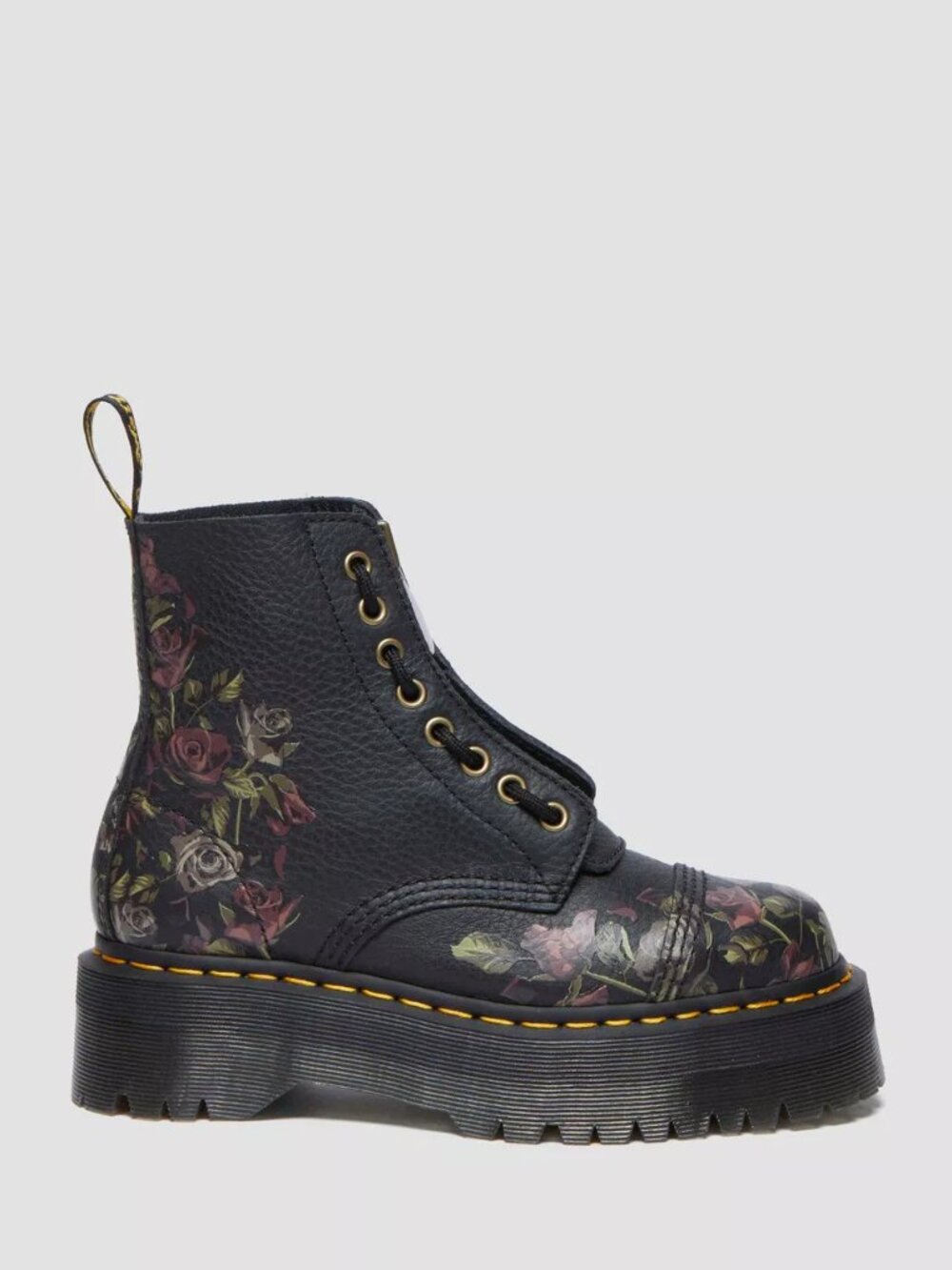 DR. MARTENS SINCLAIR DECAYED ROSES LEATHER PLATFORM BOOTS MENS SIZE 10 US NEW - Picture 14 of 16